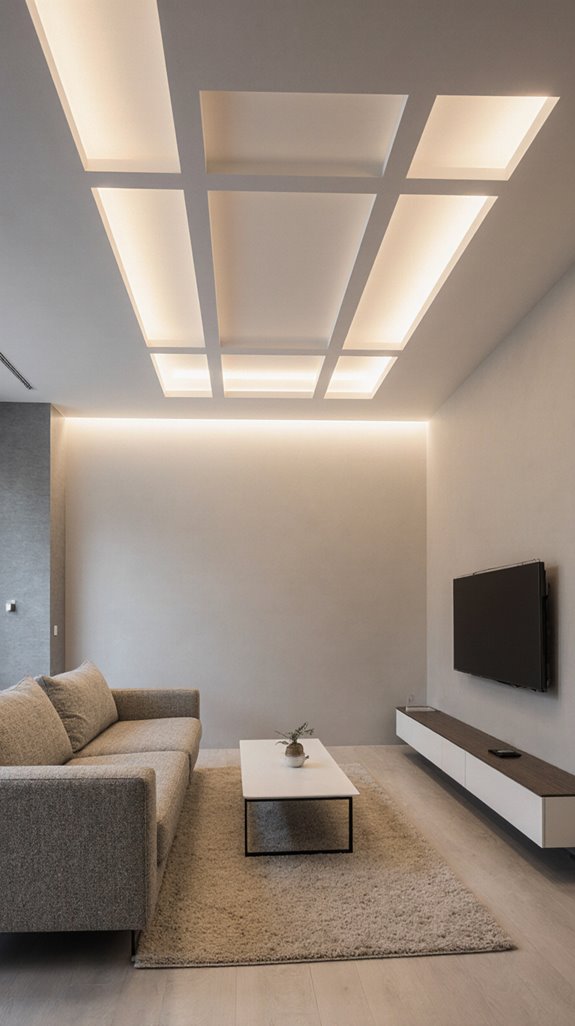 layered pop ceiling design