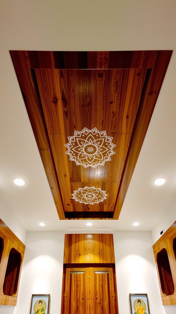 layered spiritual ceiling design