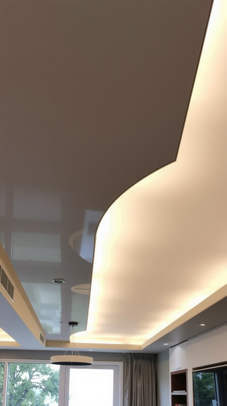 light airy ceiling design