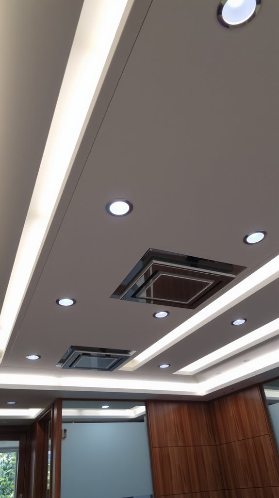 lightweight flexible ceiling design