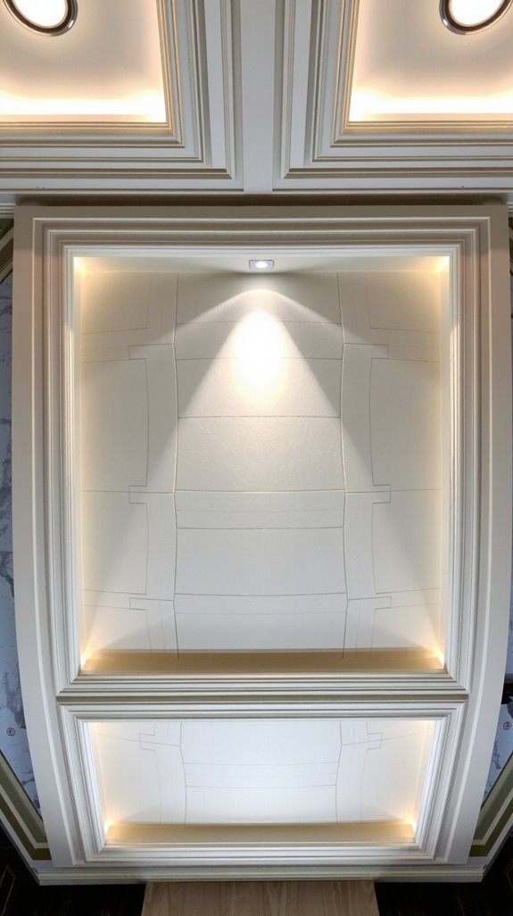 luxury multi layer tray ceiling