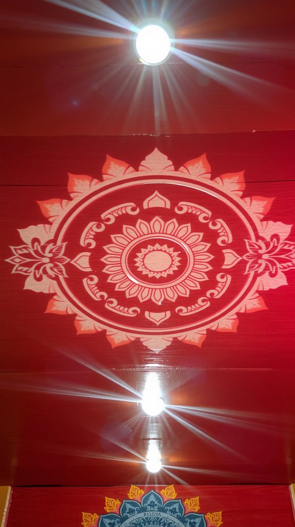 mandala lotus ceiling design