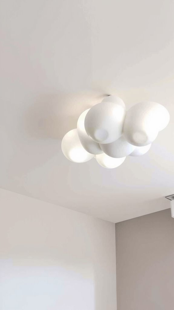 minimalist cloud ceiling design