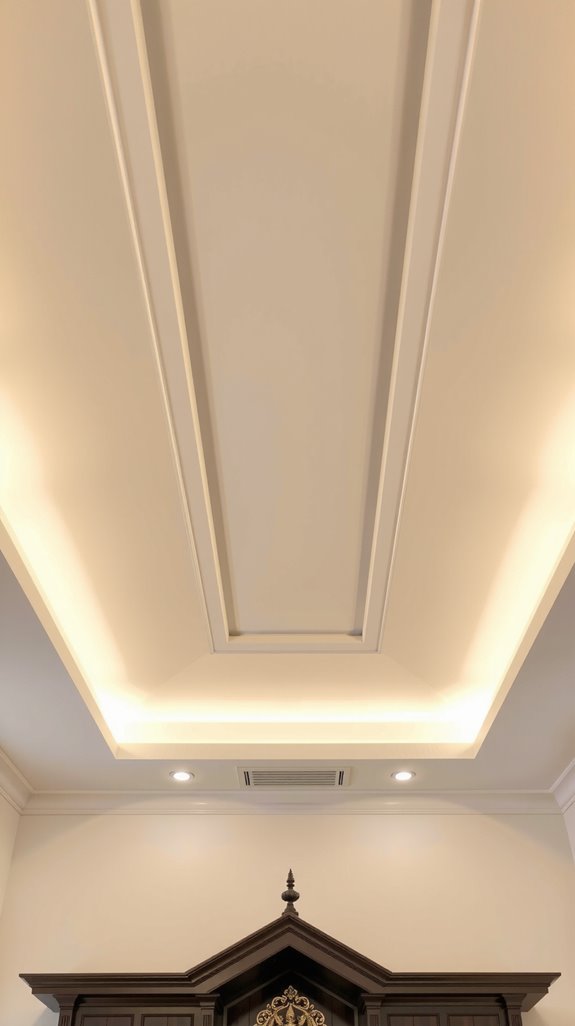 minimalist gypsum ceiling design