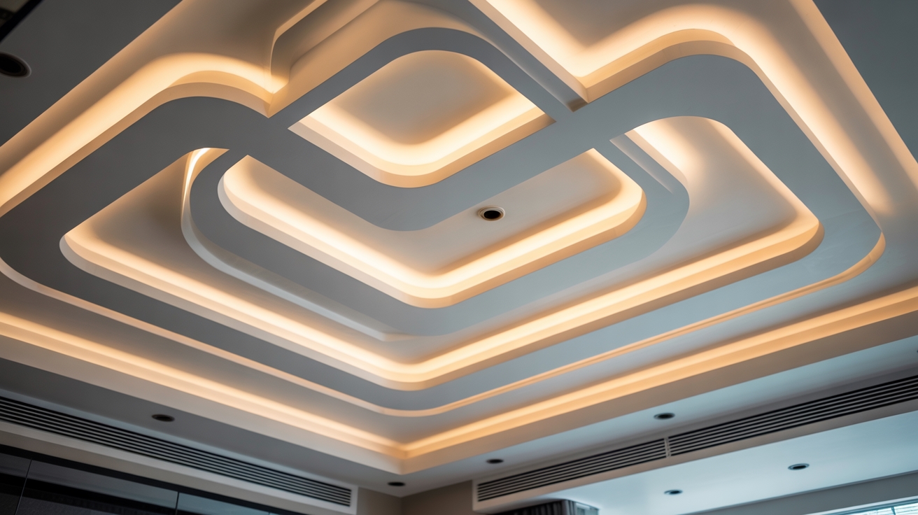 12 POP Plus Minus Ceiling Design for Homeowners Who Want a Modern Layered 3D Look