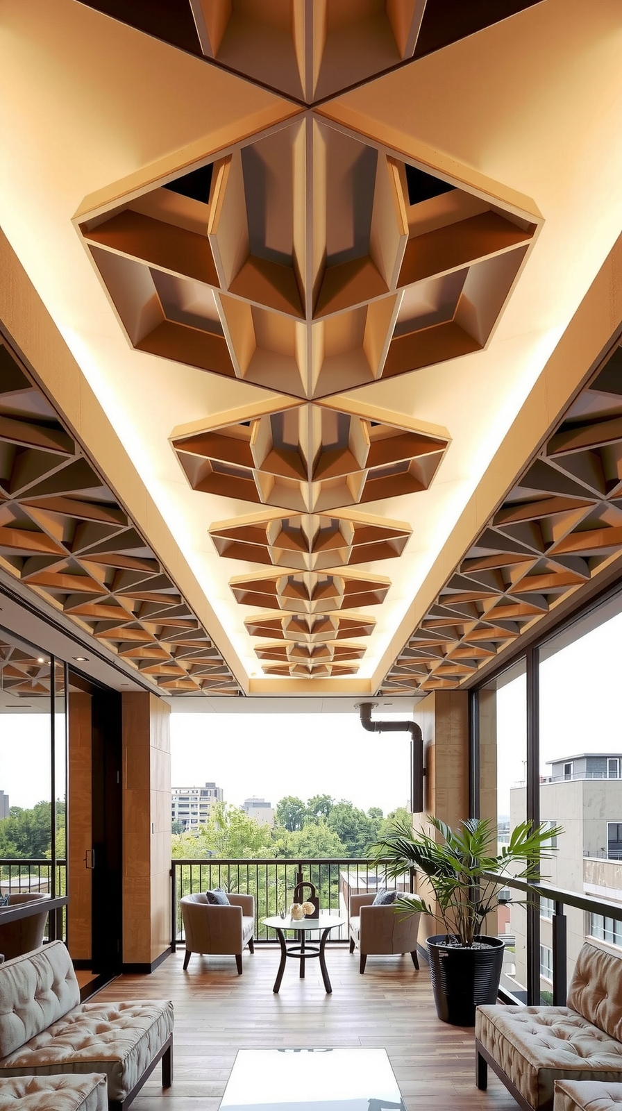 modernize balcony with geometry