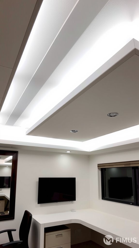 mood enhancing cove lighting