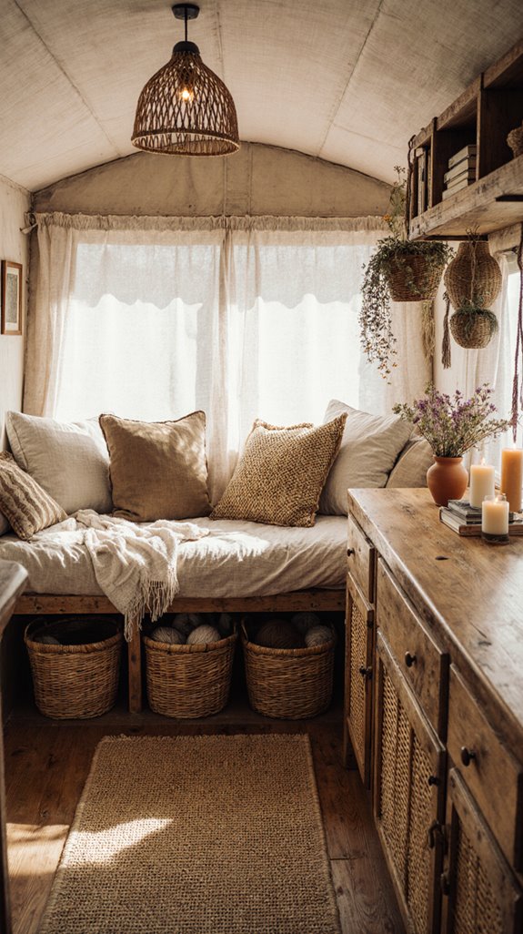 natural materials for ambiance
