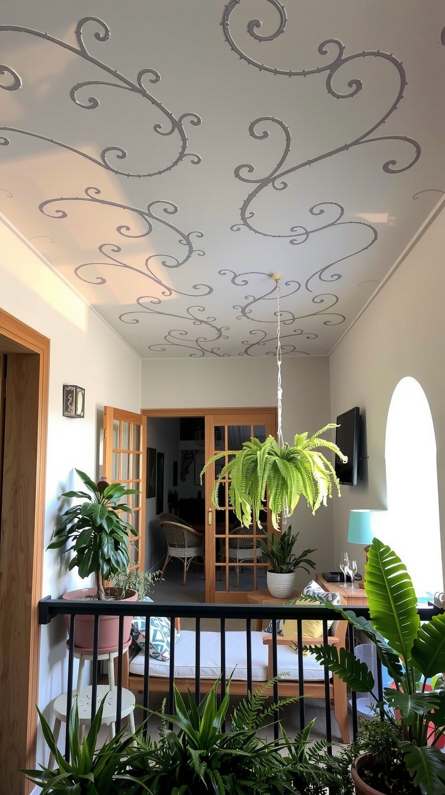 nature inspired ceiling design