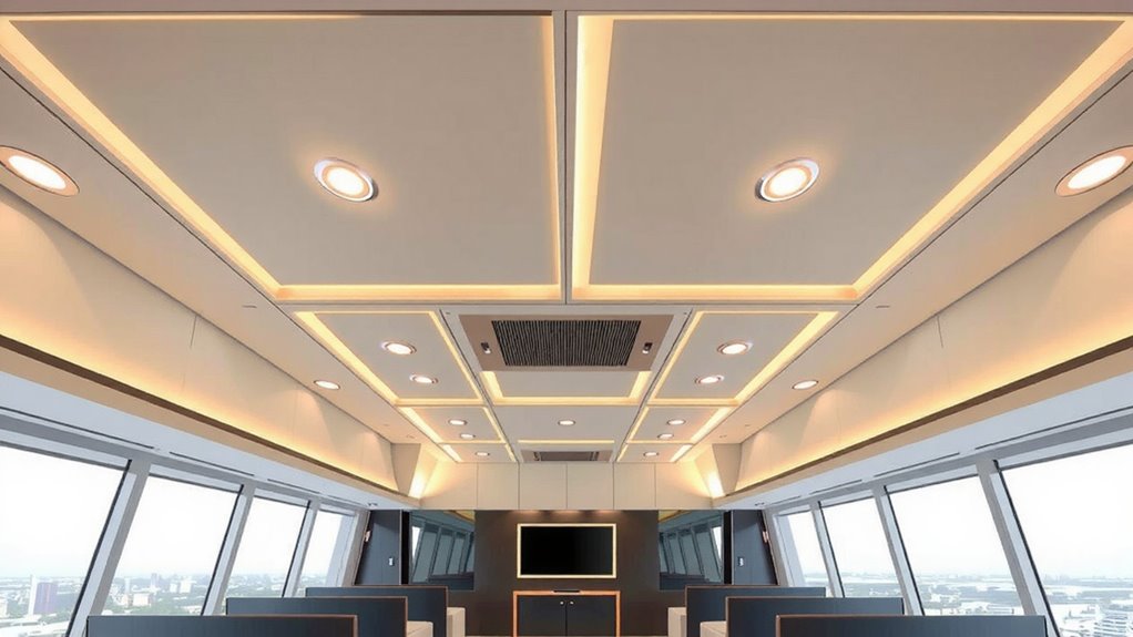office cabin ceiling ideas