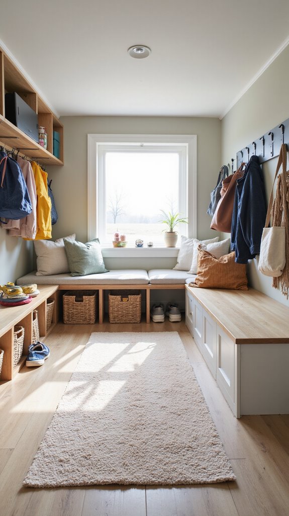 organized zones for essentials
