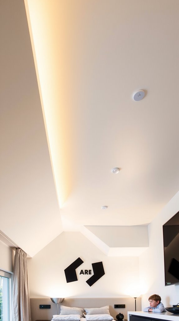 pale whites enhance spatial perception