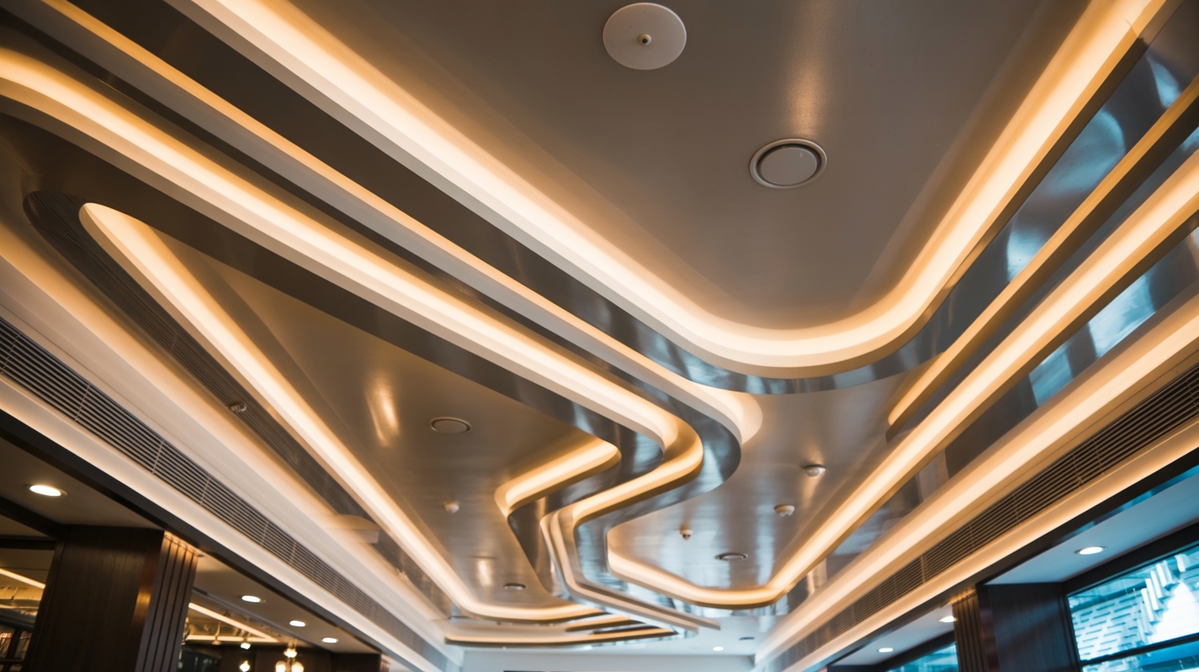 11 POP Ceiling Design for Shop Interior Owners Who Want a More Polished Business Look