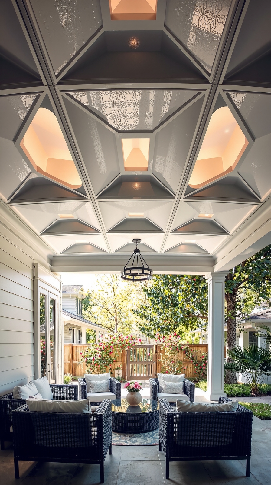 porch ceiling style coordination