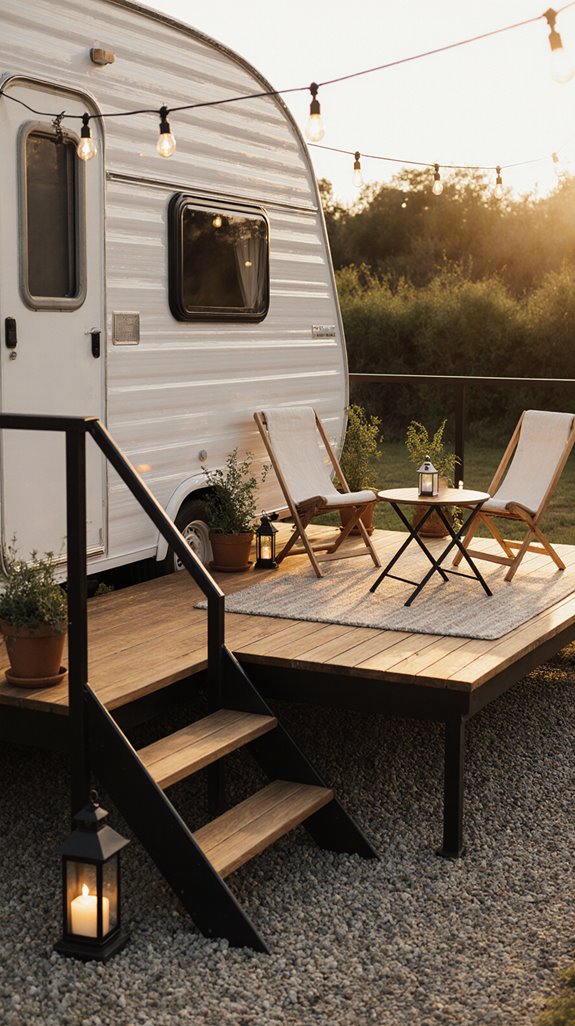 portable steps and outdoor upgrades