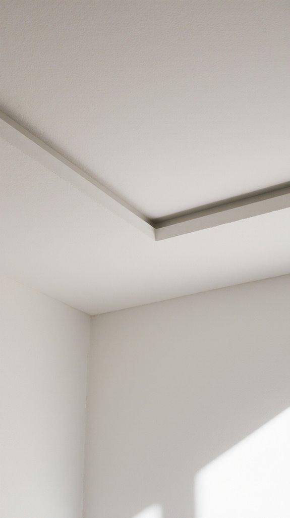 serene l shaped gypsum ceiling