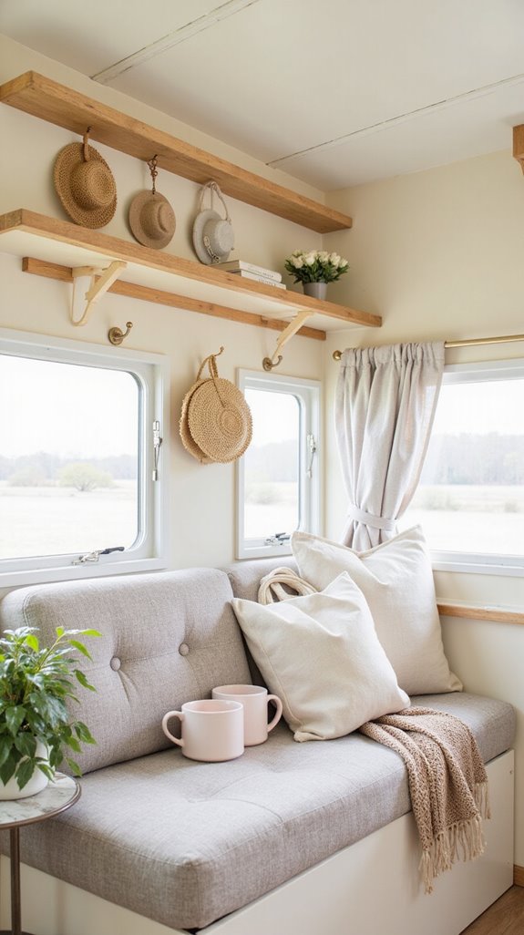 shaker cabinetry for caravans