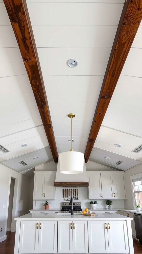 stylish shiplap ceiling designs