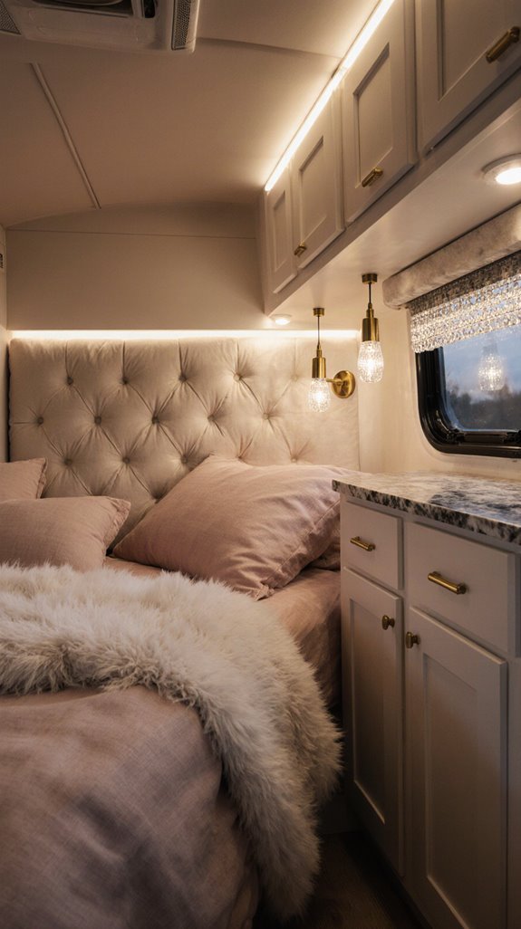 upgrade caravan lighting ambiance