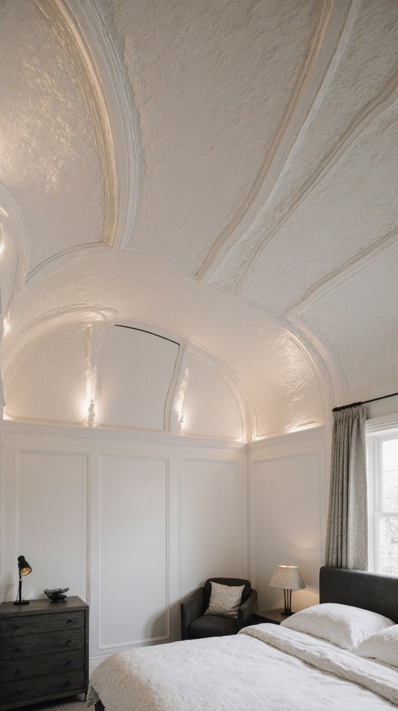 vaulted ceilings enhance space