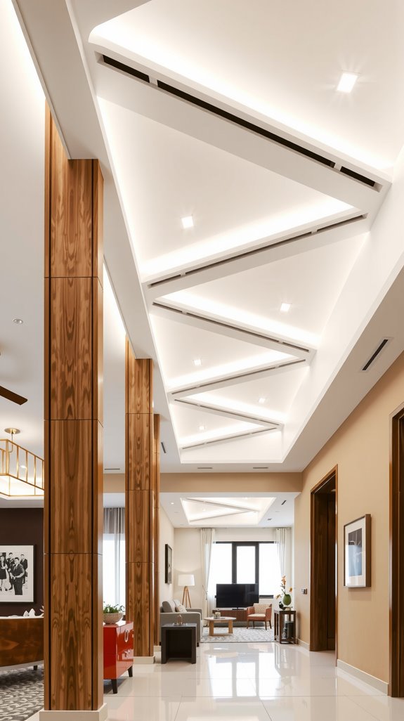 versatile family hall lighting