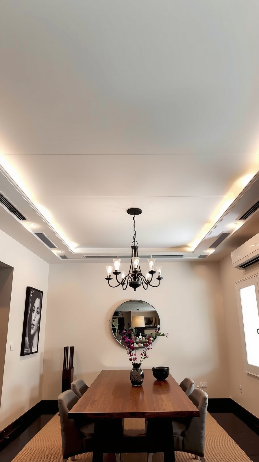 widen rooms with pop elements