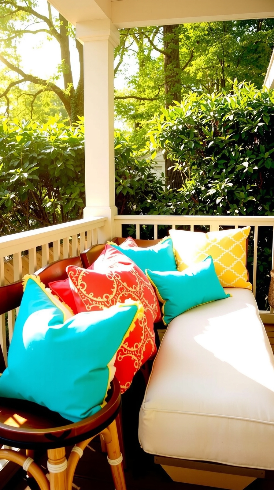 bright pillows for summer