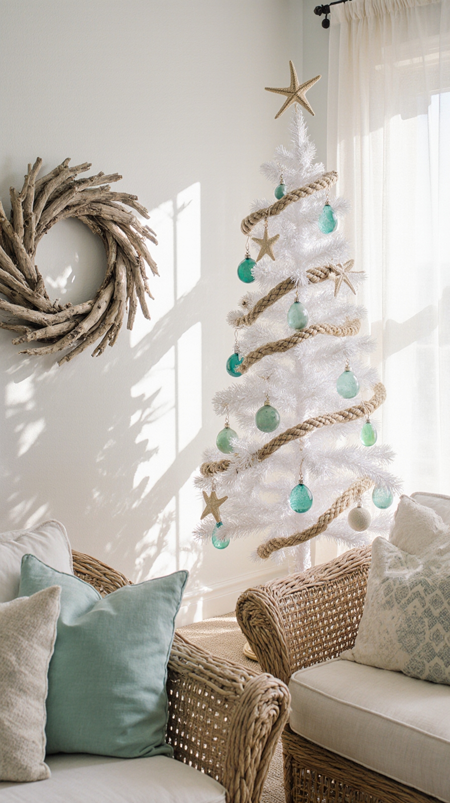 coastal christmas color palette
