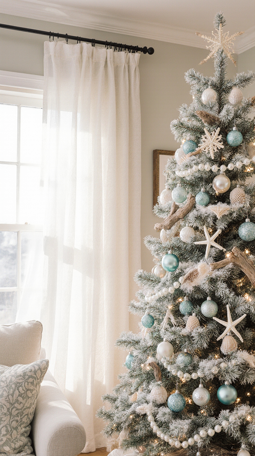 coastal christmas tree decor