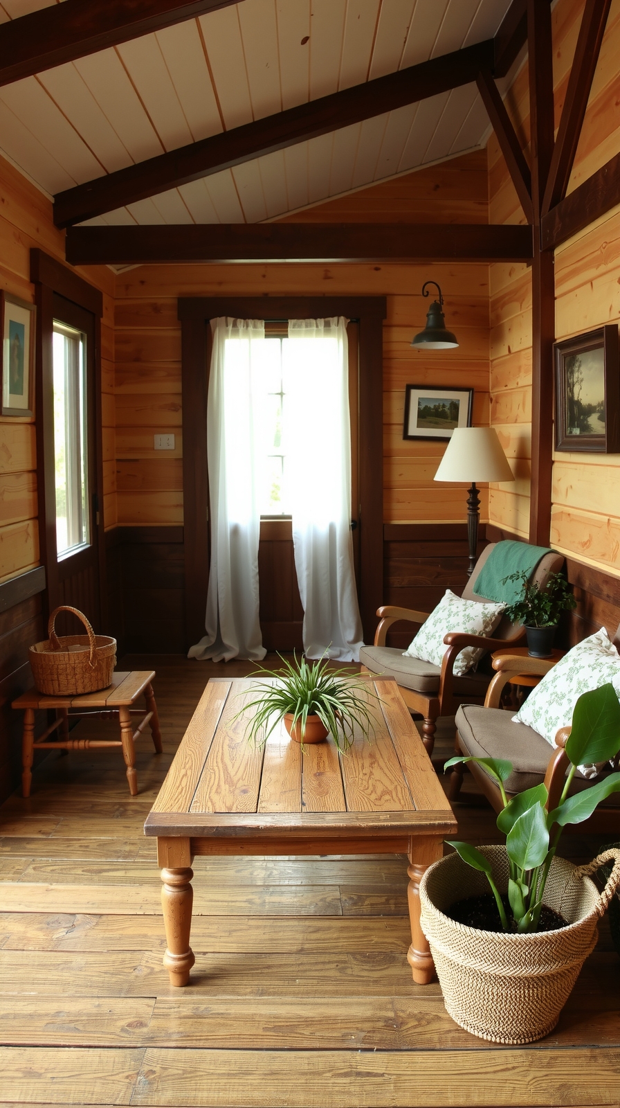 cohesive wood tone harmony