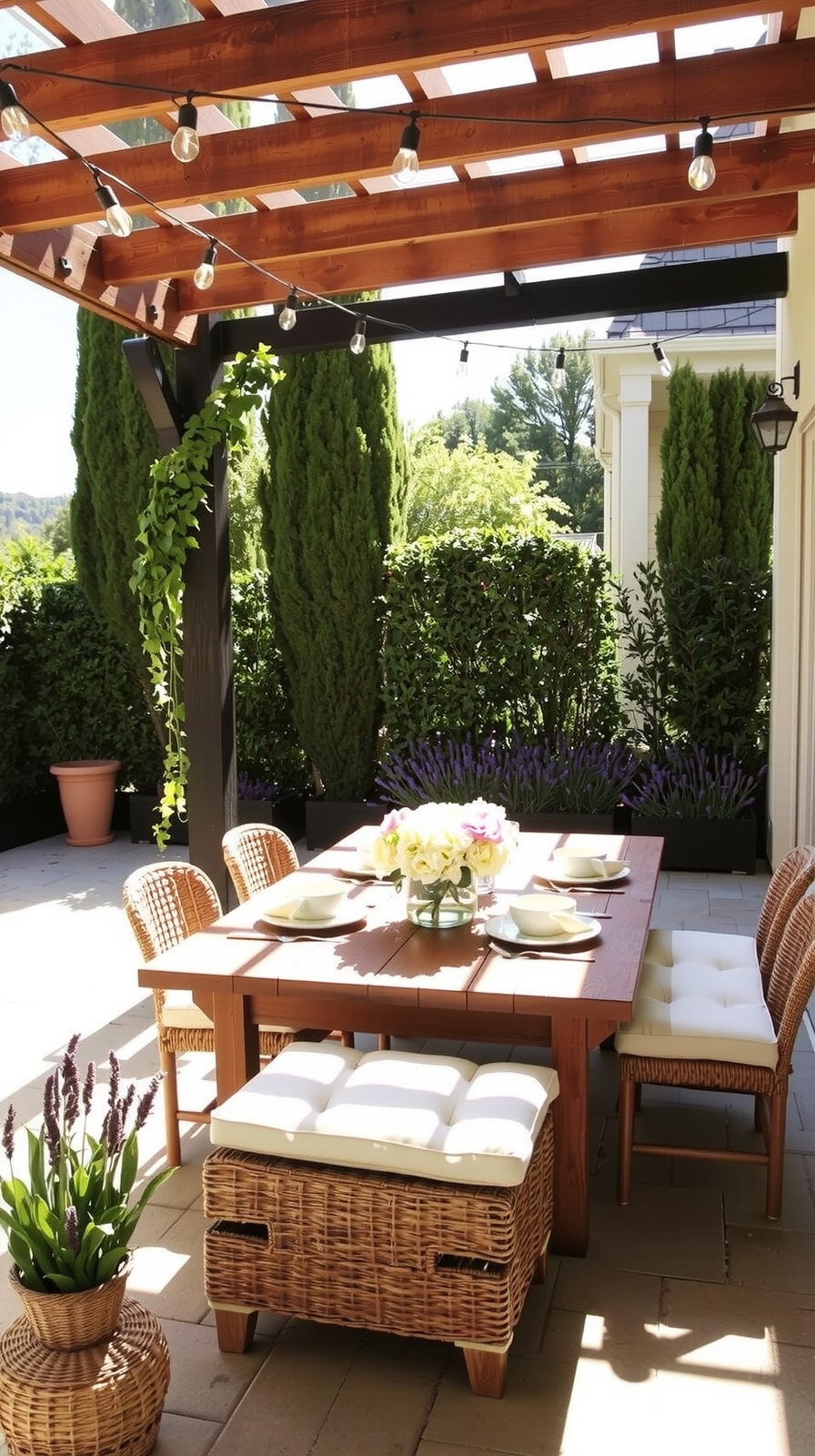 cozy functional outdoor oasis