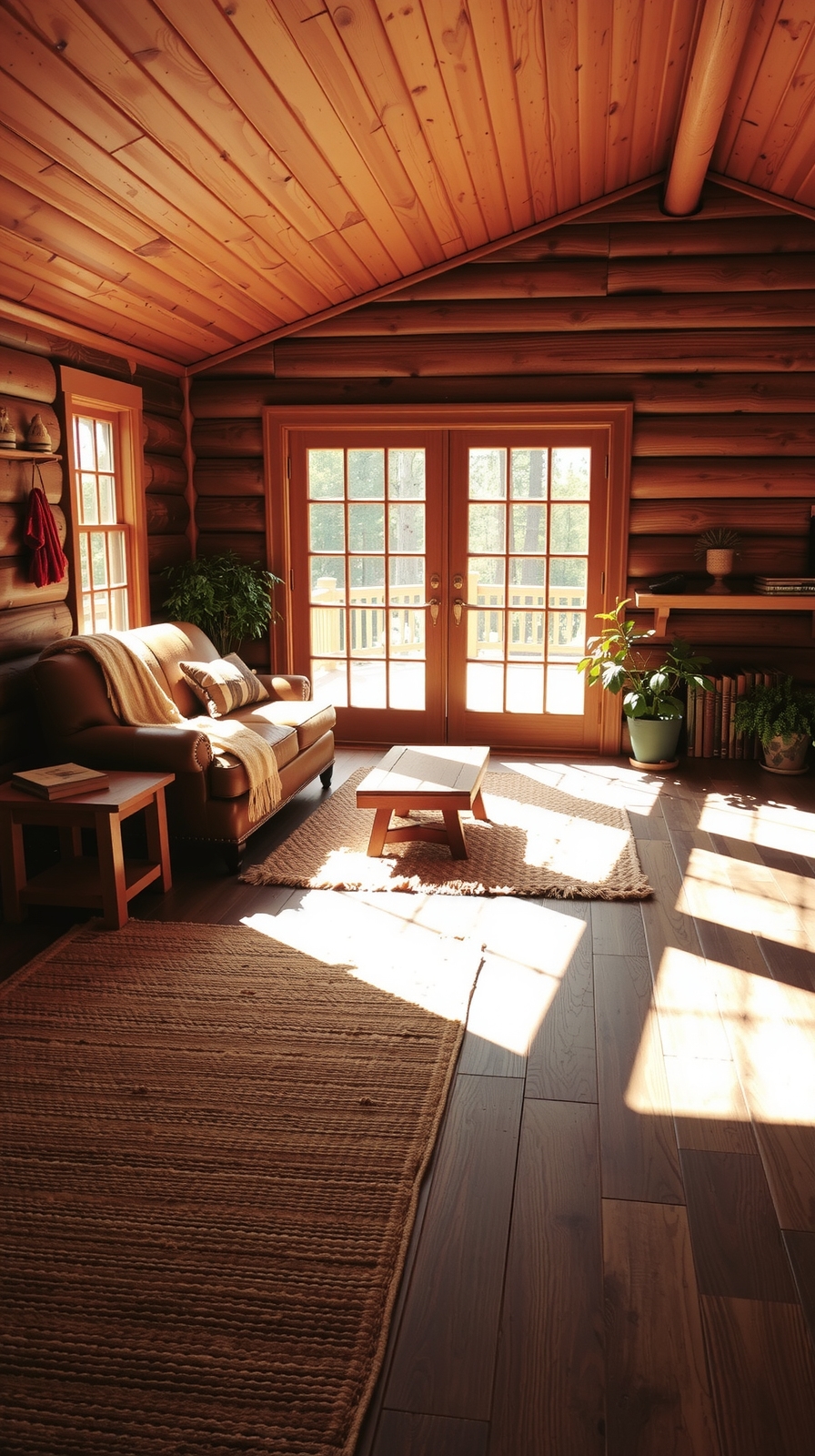 cozy layered rug styling