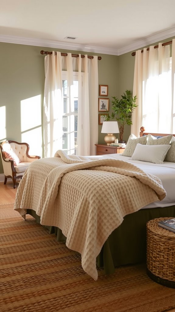 cozy textured bedroom layers