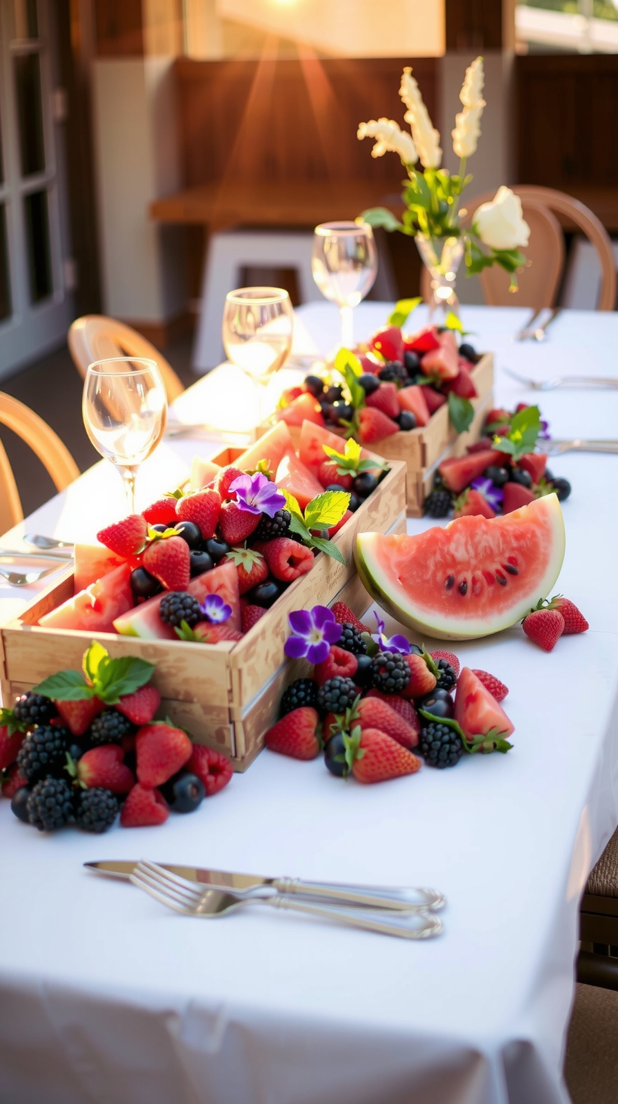 edible party centerpiece ideas