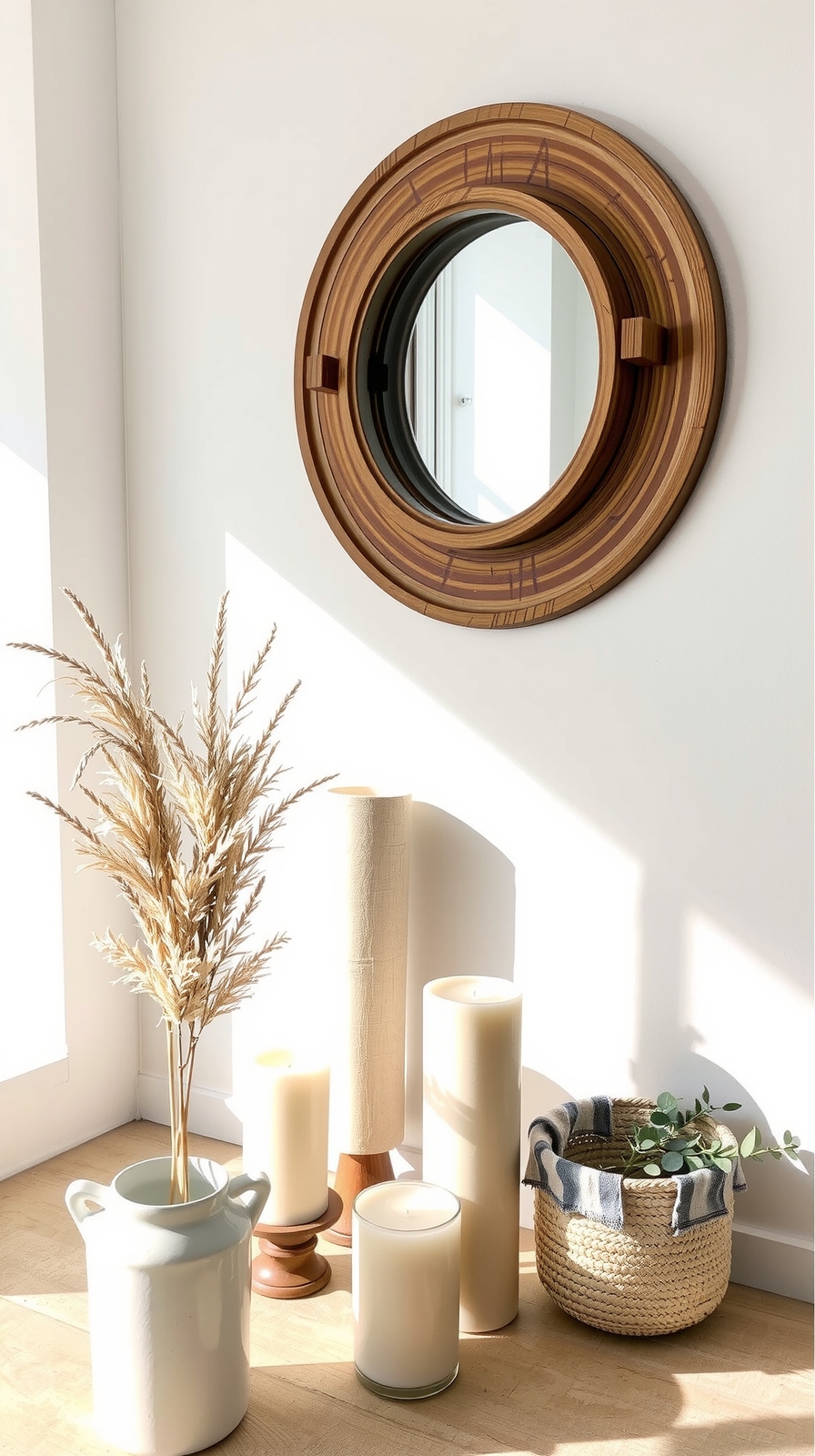 elegant neutral summer decor