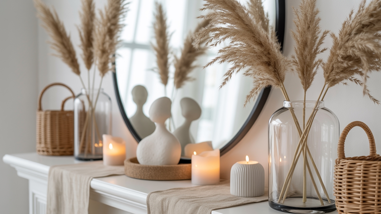 13 Neutral Summer Mantle Decor Ideas for Minimal & Elegant Styling