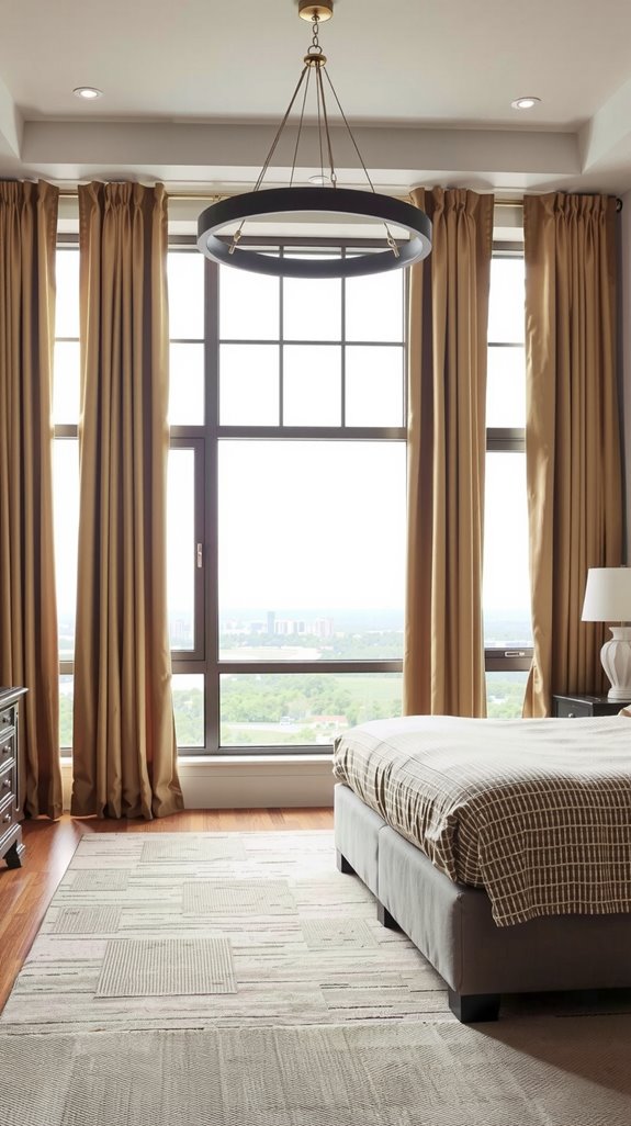elevate with curtains rugs