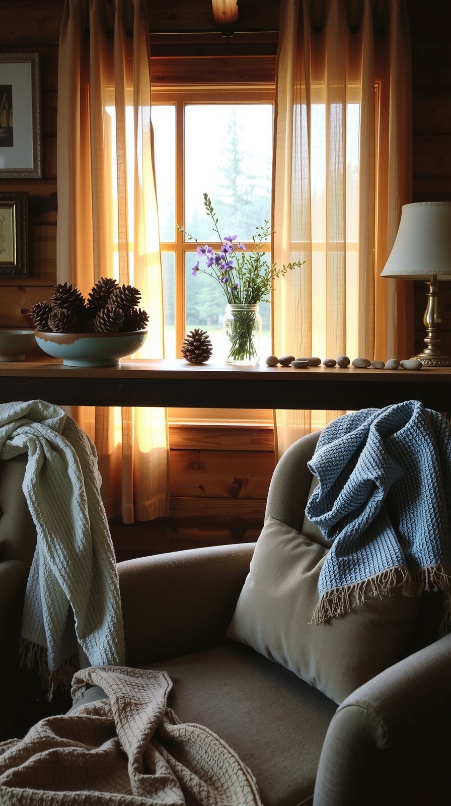 foraging natural decor accents