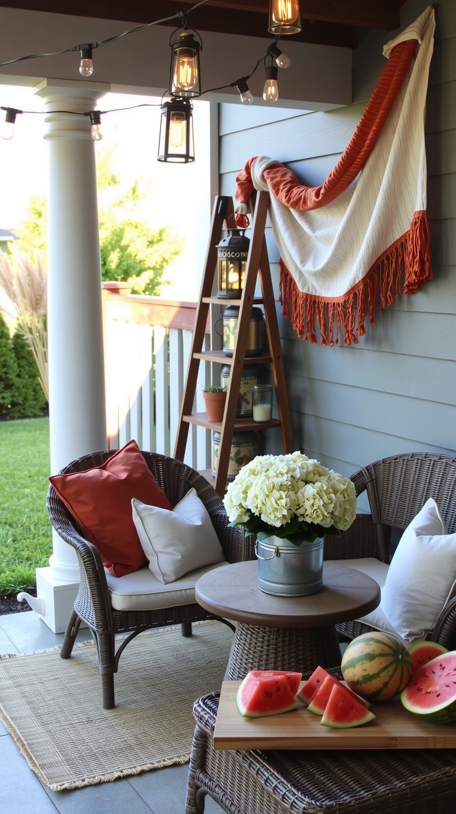 late summer festive decor