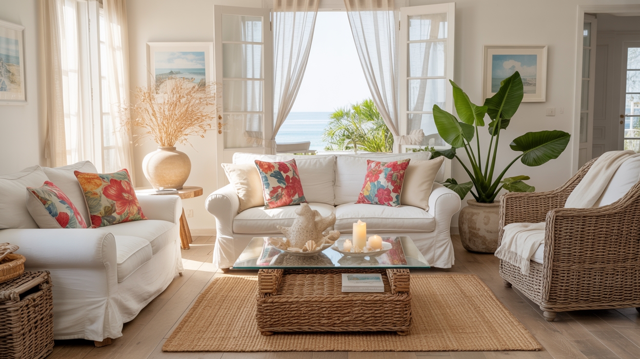 light and airy decor