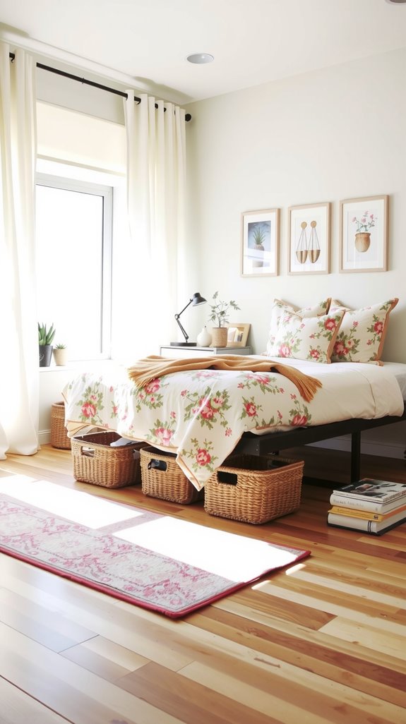 maximize under bed storage efficiently