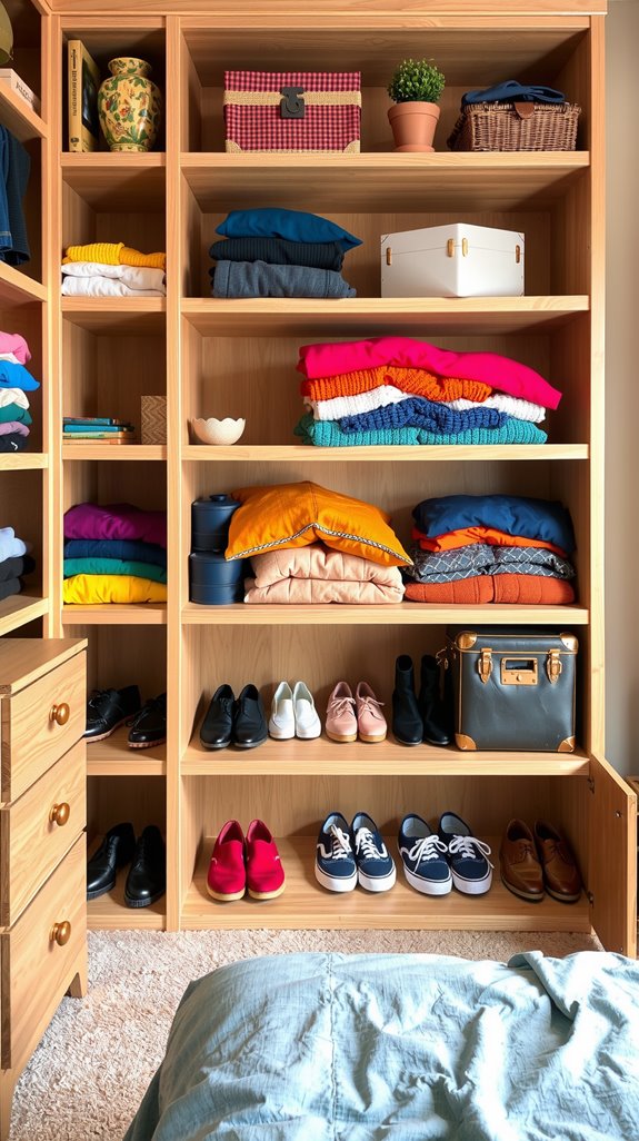 maximize vertical storage space