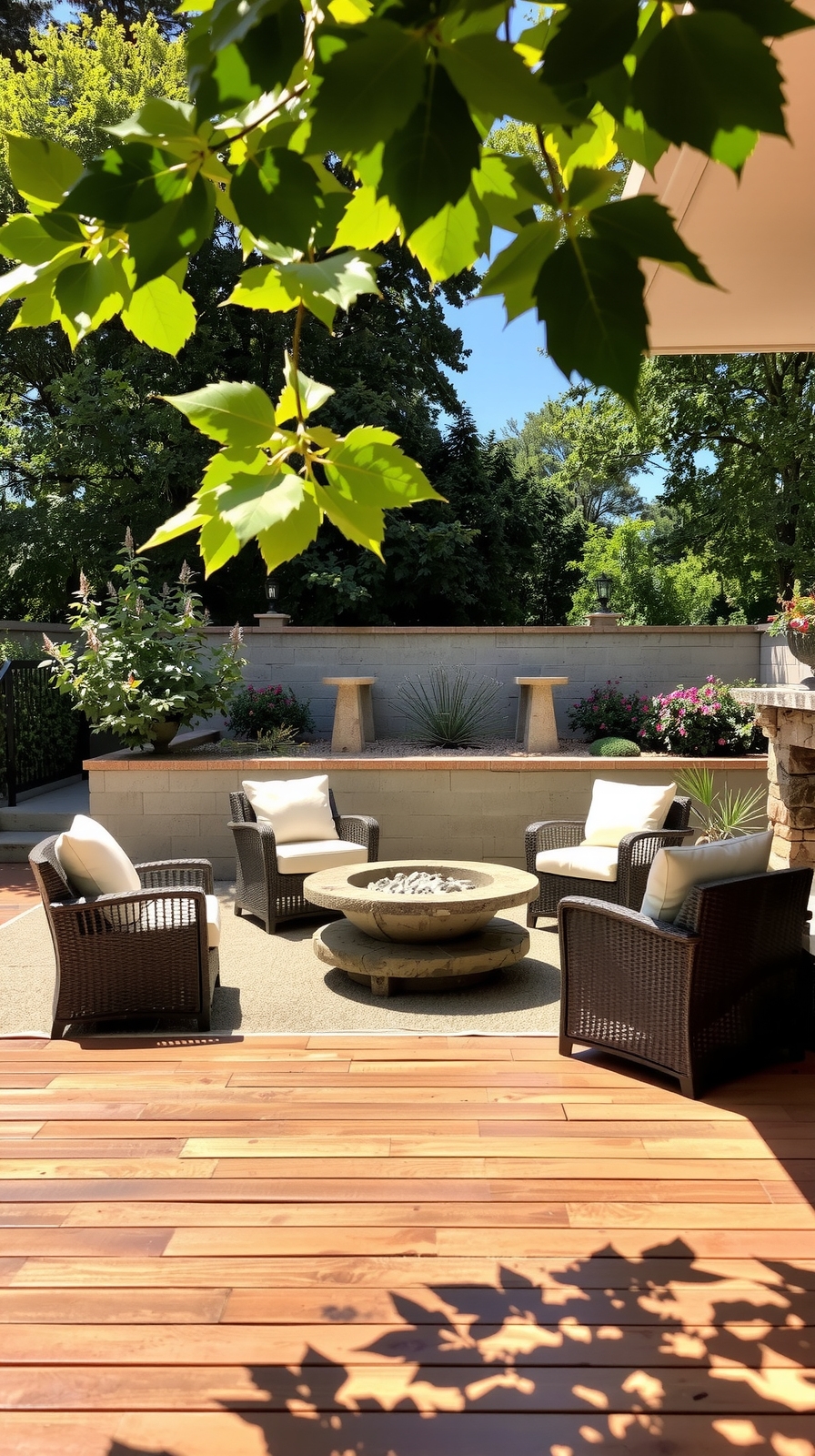 natural materials for patios