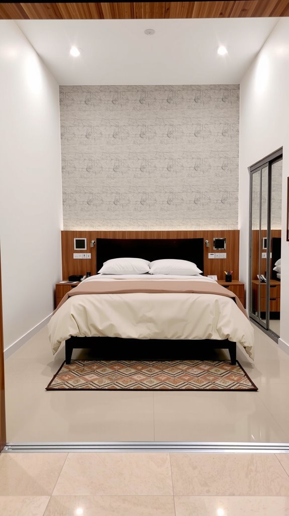 optimal clearance for queen bed