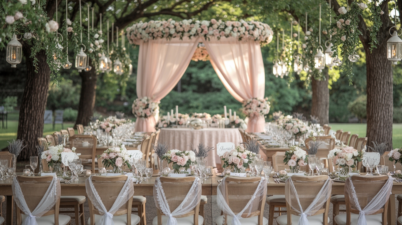 10 Summer Wedding Decorations Inspiration for Soft, Romantic Styling