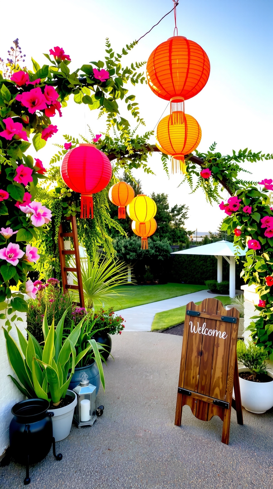 stylish entrance on budget