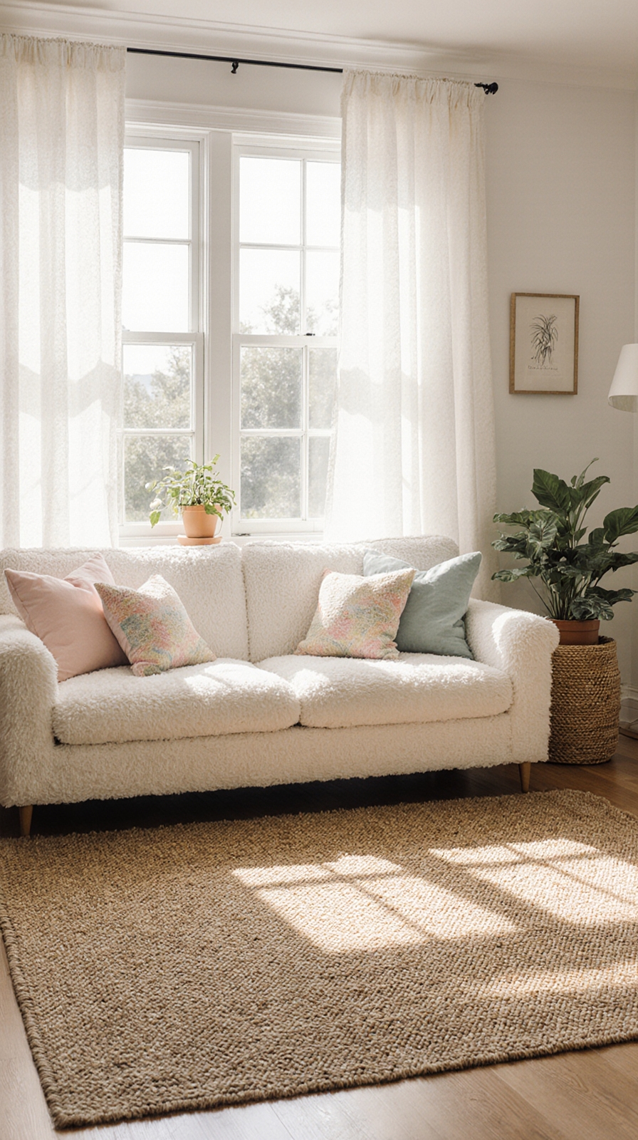 swap rugs for summer