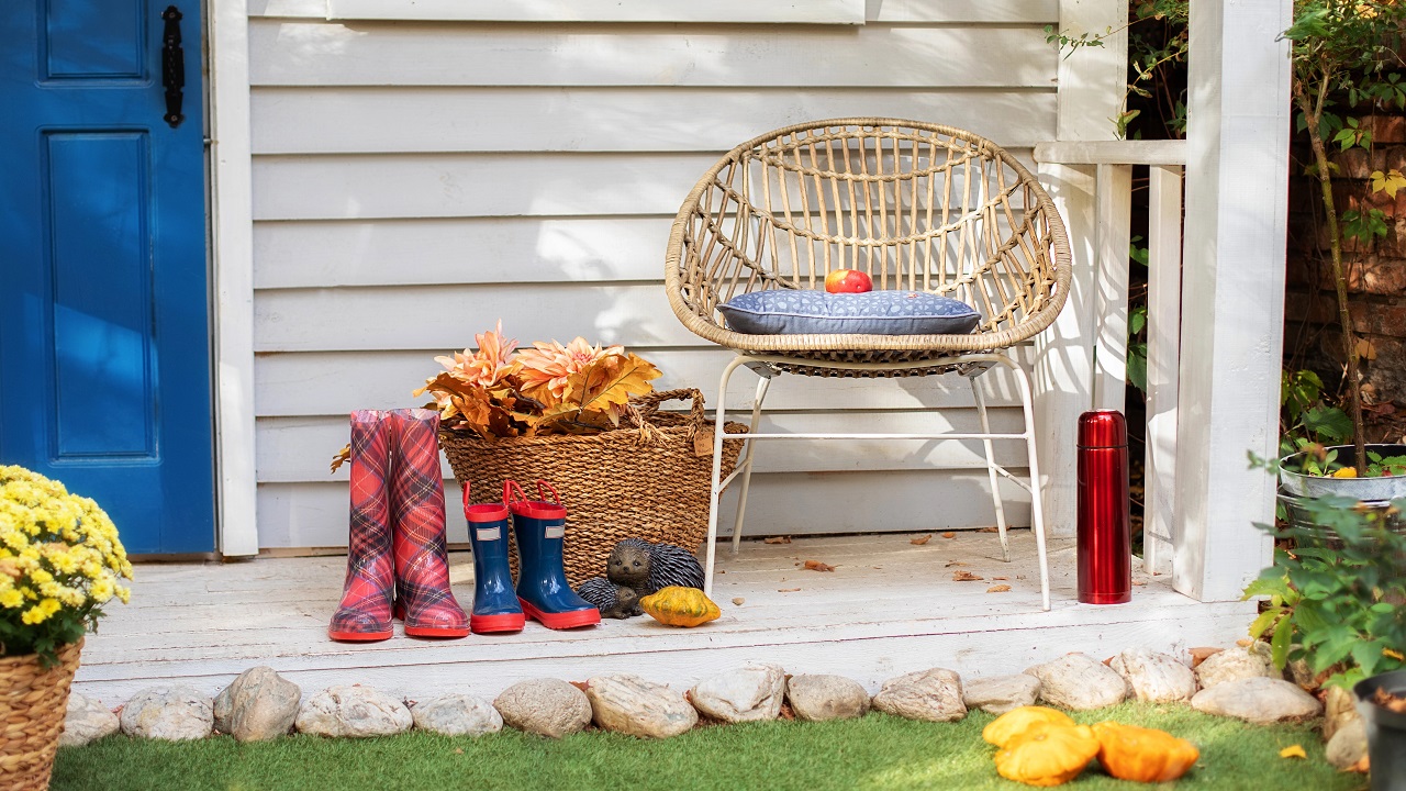 One Porch, Three Seasons: Decorate Once, Restyle from Fall to Christmas