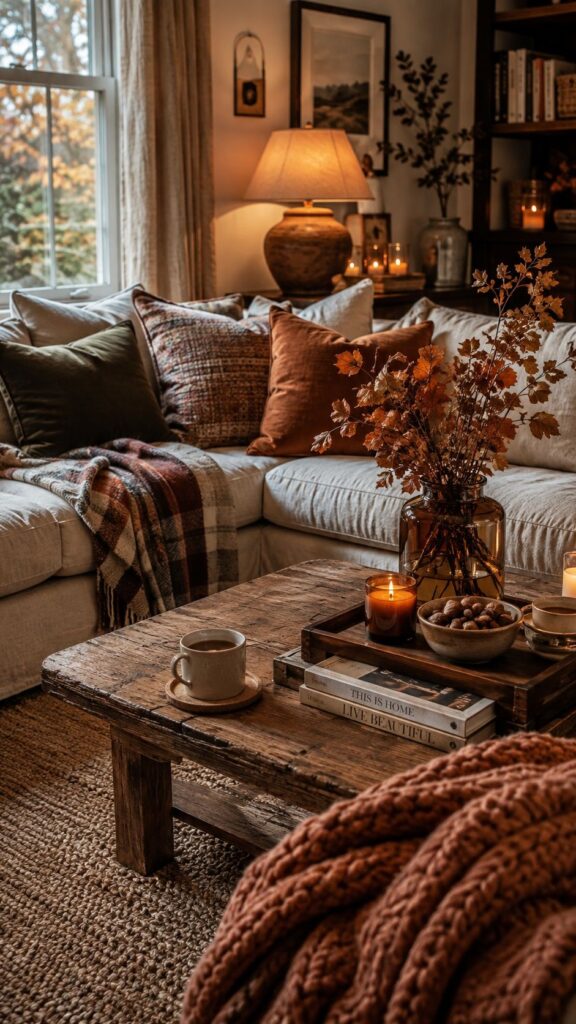 Fall Living Room Ideas: Cozy Autumn Decor Beyond the Bedroom