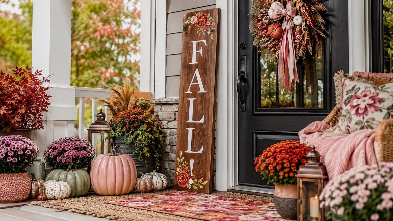 Fall Porch Leaners: The Easiest Way to Fill Vertical Space
